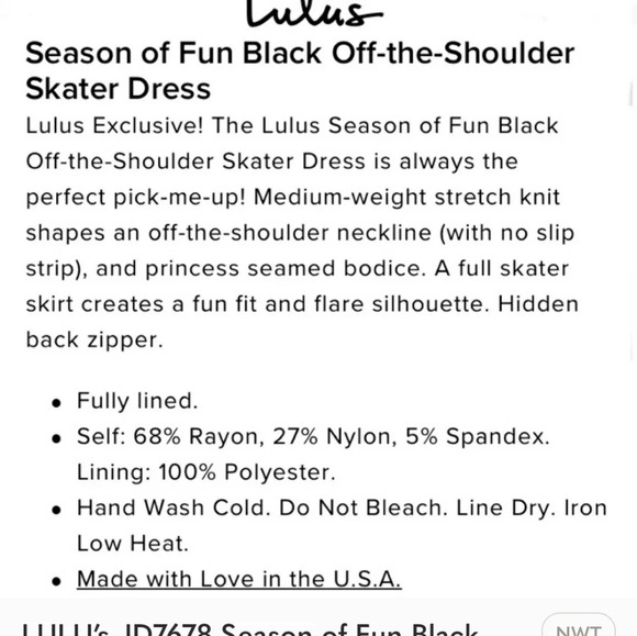 Lulus Season Of Fun Off The Shoulder Skater Dress - Picture 12 of 12
